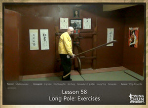 WingTchunDo – Lesson 58 – Long Pole – Exercises